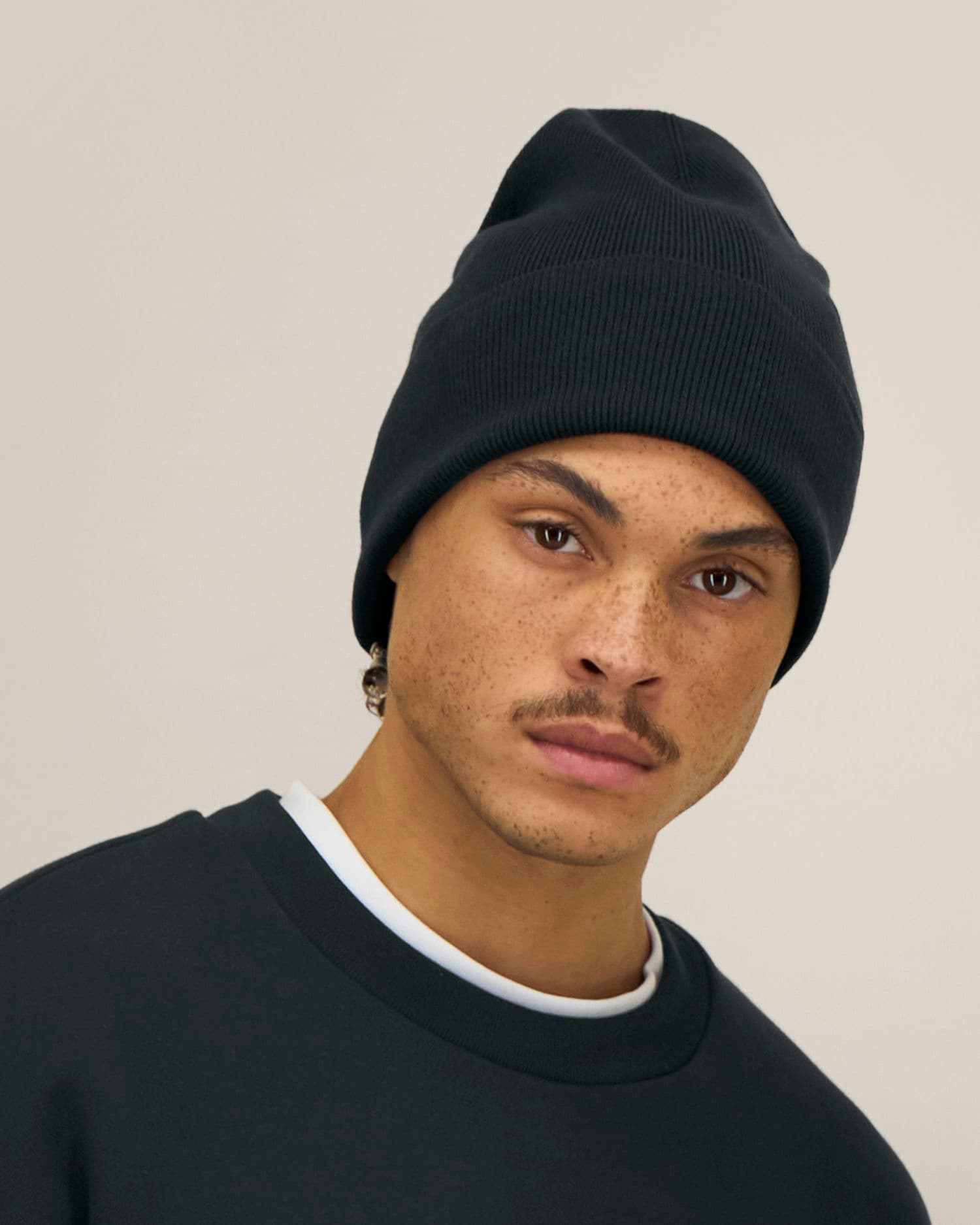 Rib Beanie 2.0 — Black