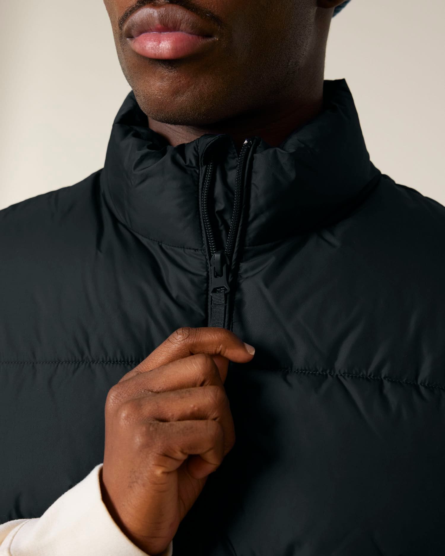 Puffer Gilet — Black