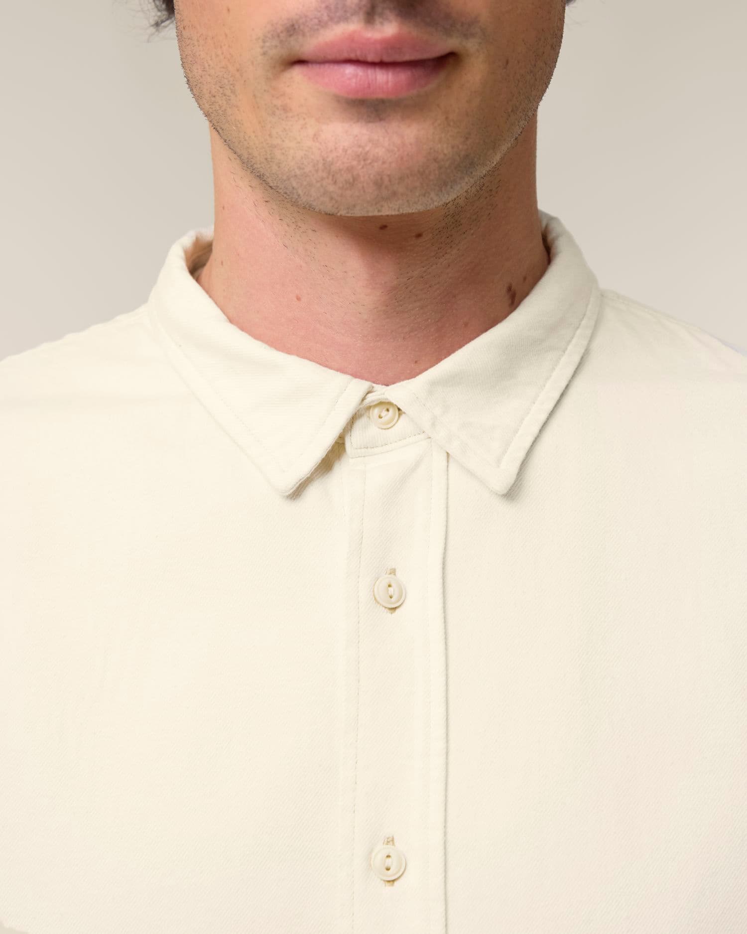 Worker Shirt — Natural Raw