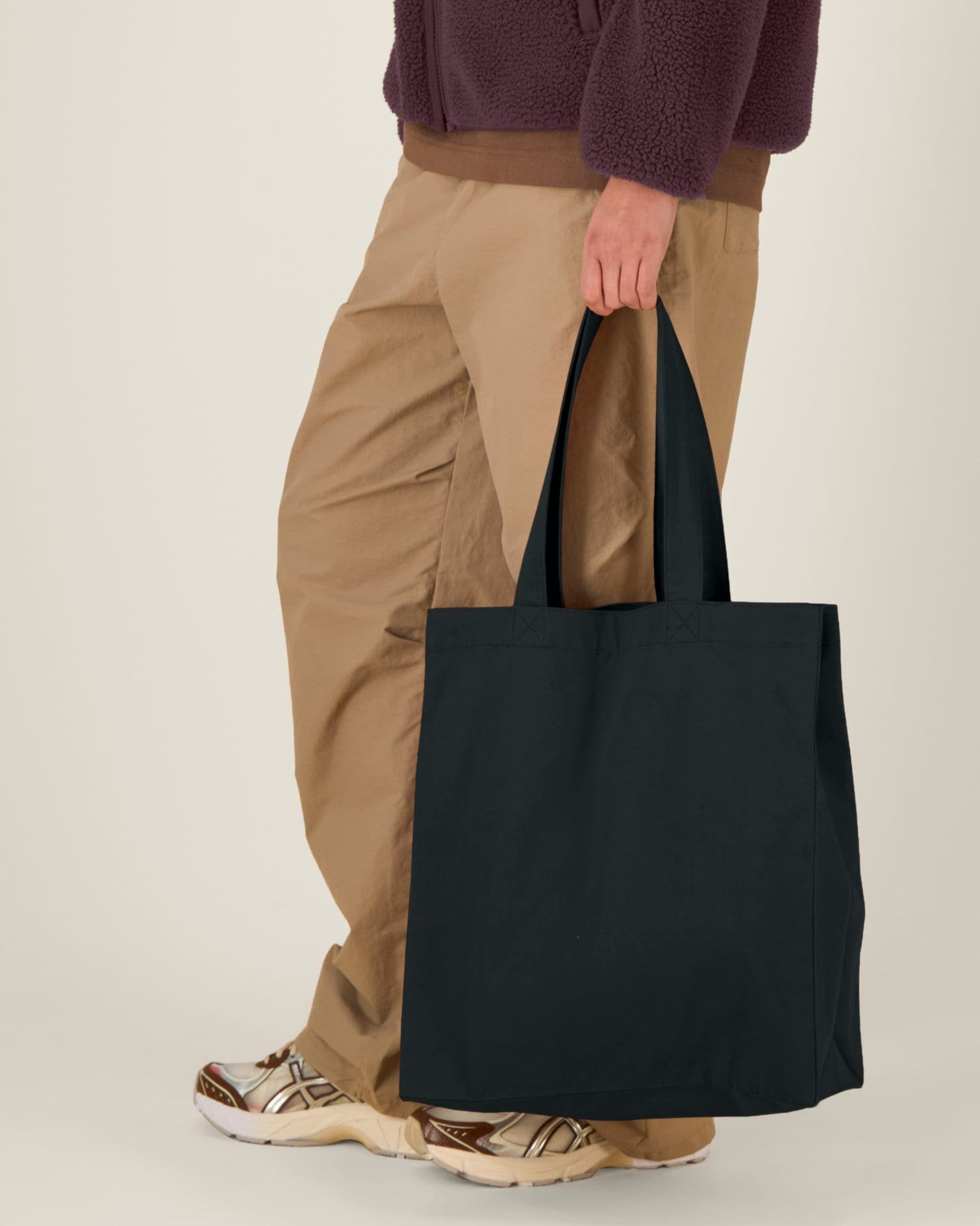 Mid Tote Bag — Black