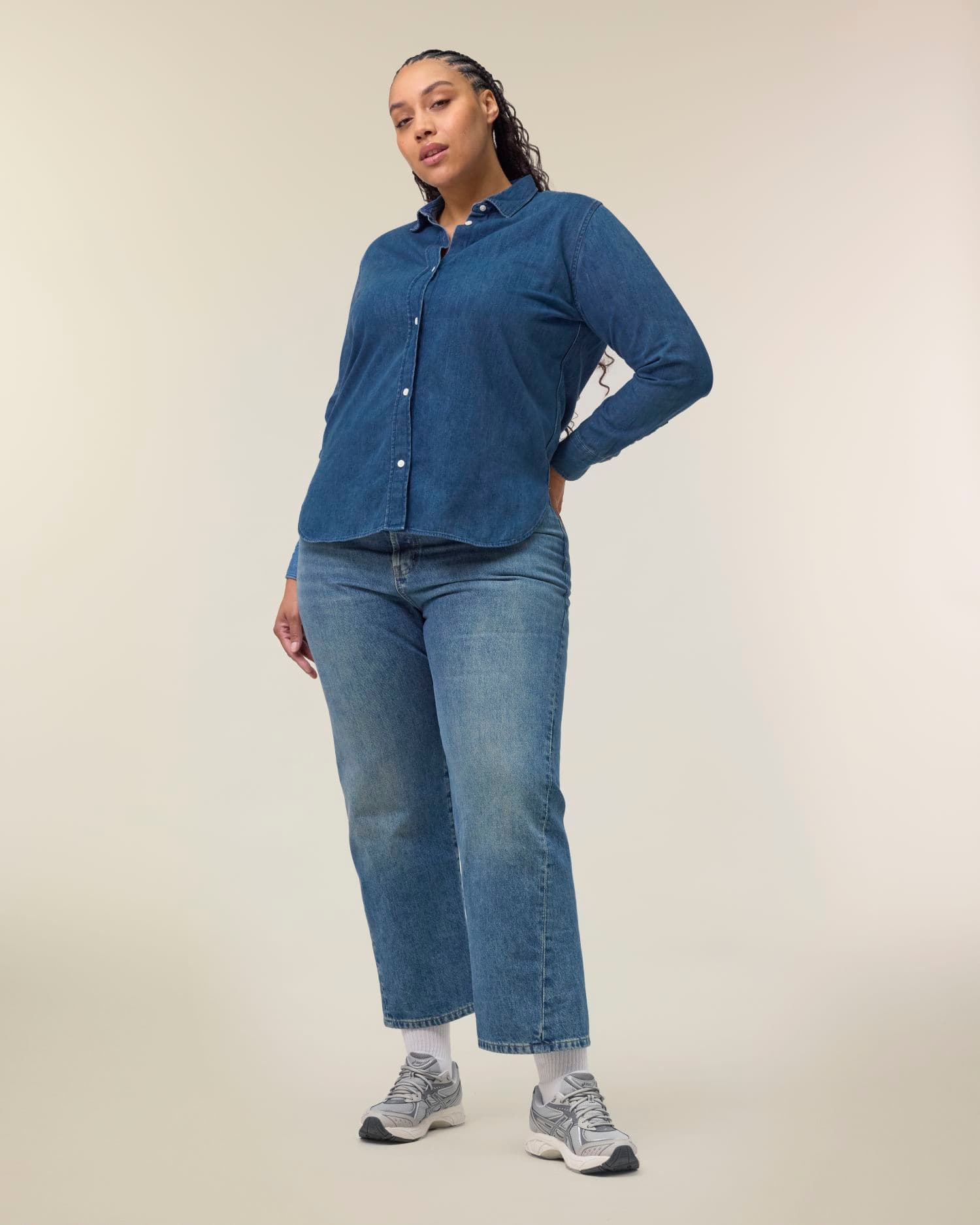 Stella Denim Shirt — Polos & chemises Stanley/Stella à personnaliser